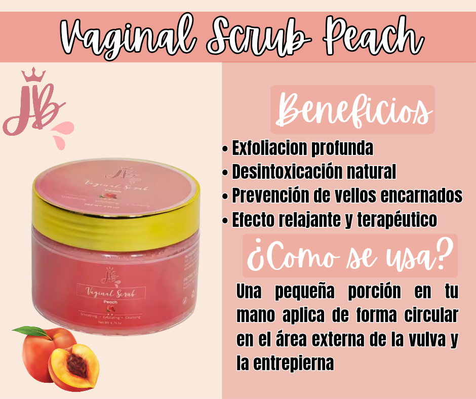 Vaginal Scrub Peach