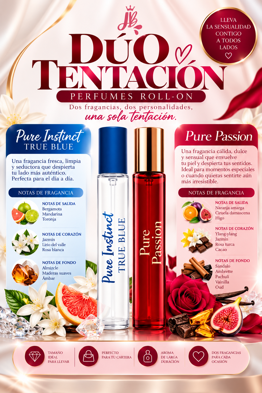 💋 DÚO TENTACIÓN
Pure Passion + Pure Instinct