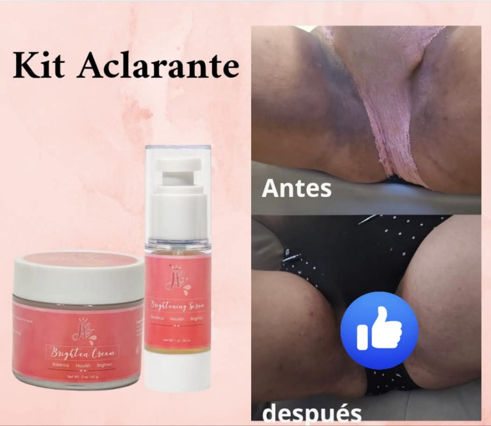 Kit Aclarante Zonas Íntimas