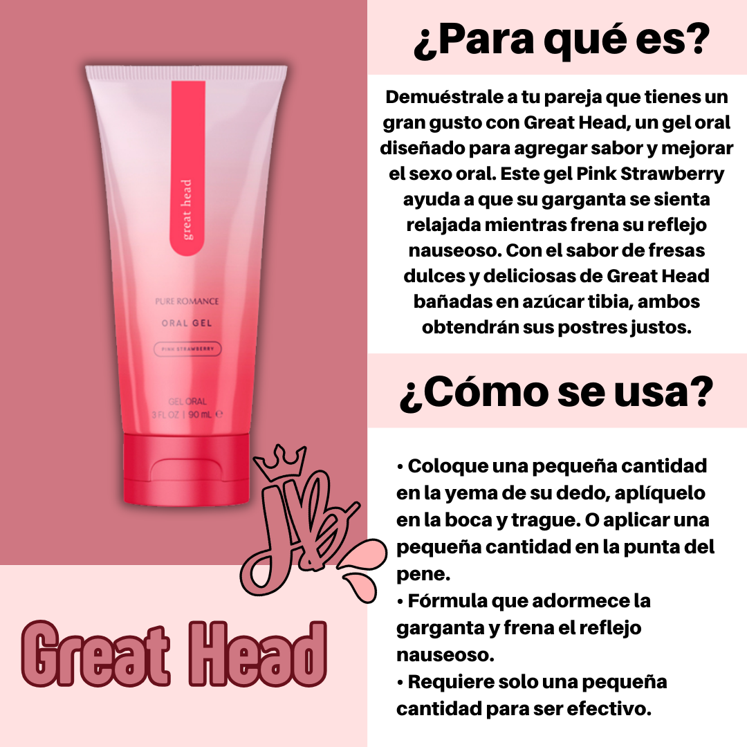 Great Head - Pink Strawberry